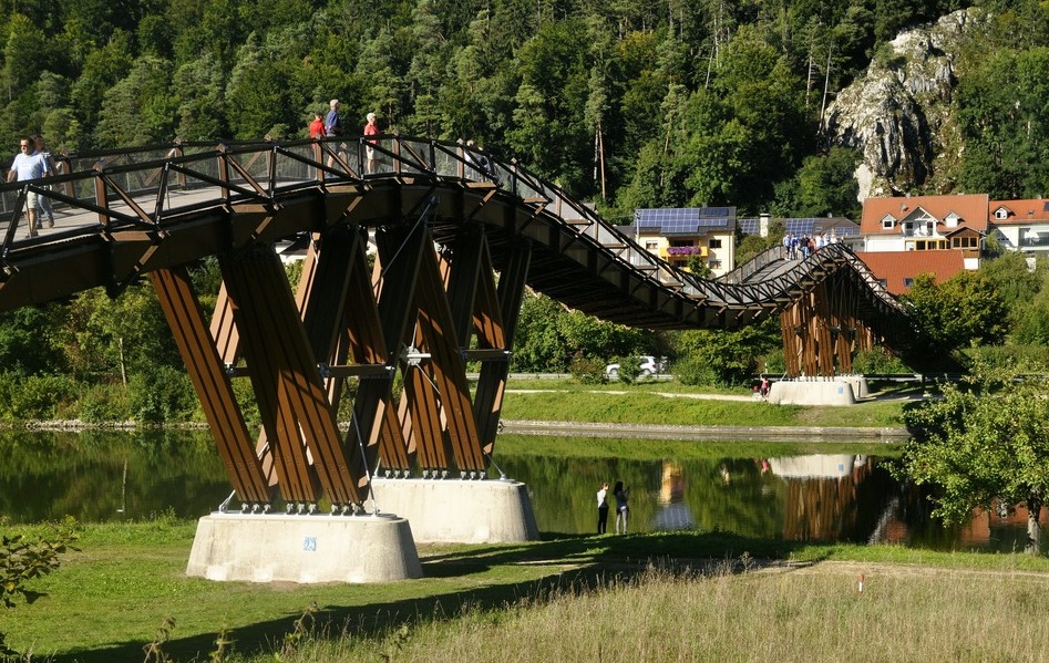 Holzbrücke bei Essing
